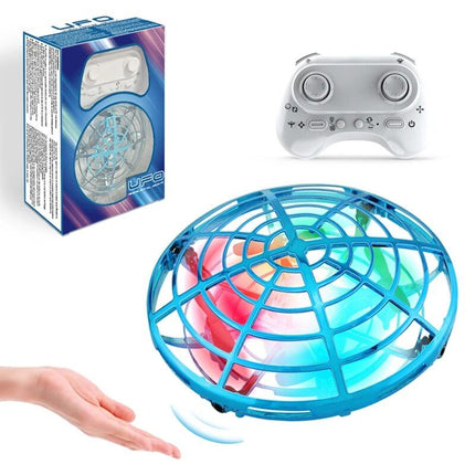 Mini RC UFO Drone With LED Light Gesture Sensing Quadcopter Anti-collision - Wnkrs