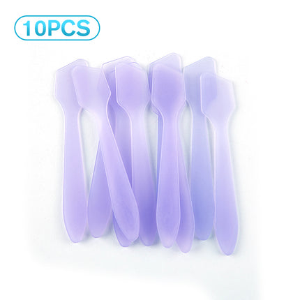 Lot de 10 mini spatules cosmétiques pour crèmes pour le visage et masques de maquillage