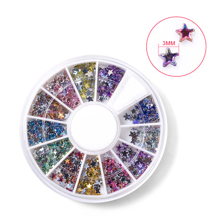 Strass pour nail art en forme d'étoile