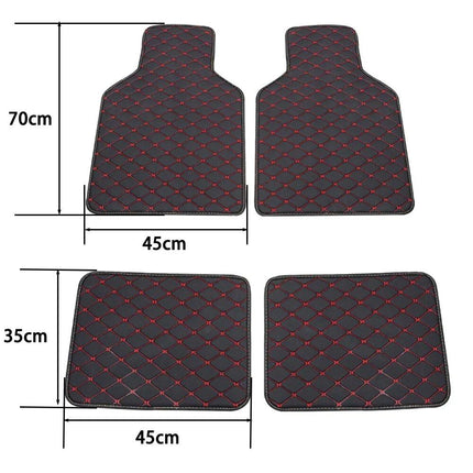 Universal Waterproof Leather Car Floor Mats - Wnkrs