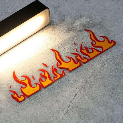 Vinyl Fire Stickers for Car, Motorcycle & Laptop - Wnkrs