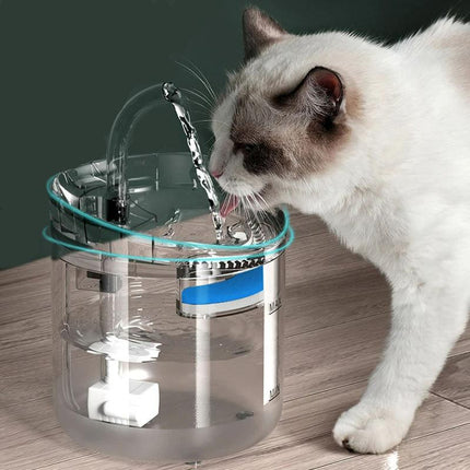 Fuente de agua automática para gatos con sensor de 2 l