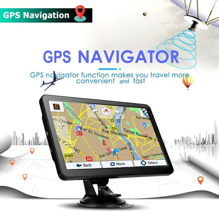 7/5 Inch Car GPS Navigation Touch Screen 256MB+8G HD Car GPS Navigator EU AU US FM Vehicle GPS Navigators Automotive Accessories - Wnkrs