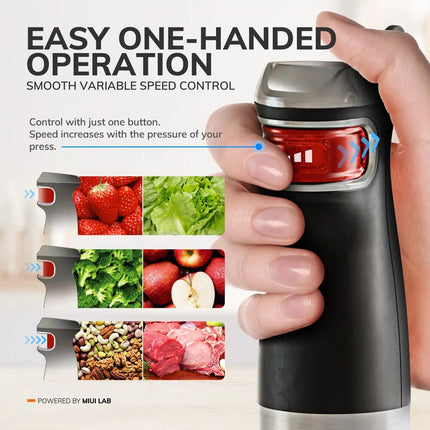 6-in-1 Multi-Purpose Electric Hand Held Stick Blender