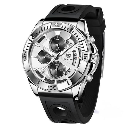 Reloj deportivo de cuarzo de lujo para hombre