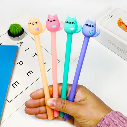 Kawaii Love Cat Gel Pens - Wnkrs