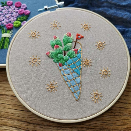 Floral Embroidery Kit - Wnkrs