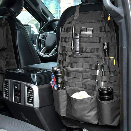 Universal Tactical Car Seat Back Organizer with Molle Storage - Wnkrs