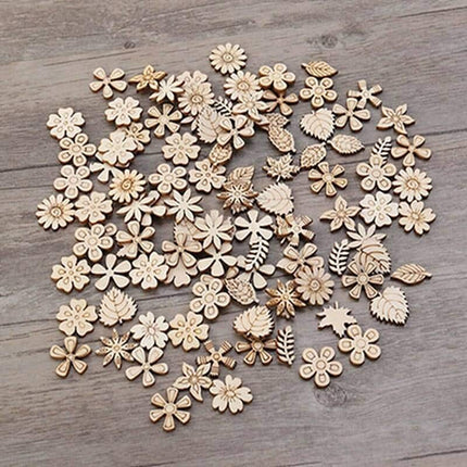 Cute Wooden Flower Heads - Wnkrs