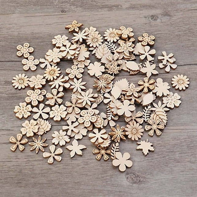 Cute Wooden Flower Heads - Wnkrs