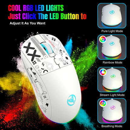 Souris sans fil Bluetooth RVB T90