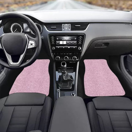 Pink Bling Print Universal Car Floor Mats - Wnkrs