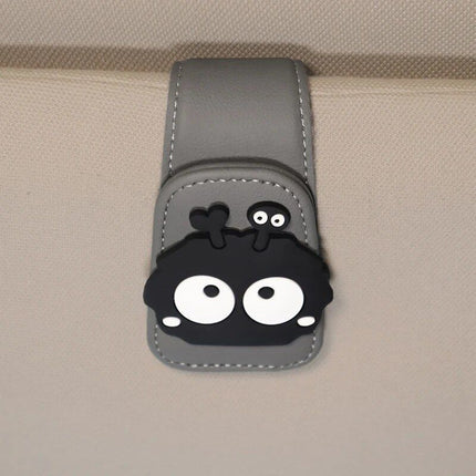 Universal Cartoon Car Visor Sunglasses Case & Clip - Wnkrs