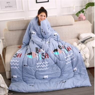 Winter Lazy Quilt with Sleeves - Wnkrs