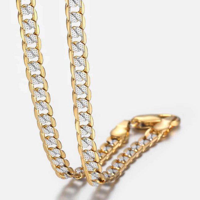 Trendy Unisex 4mm Cuban Link Chain Necklace - Wnkrs