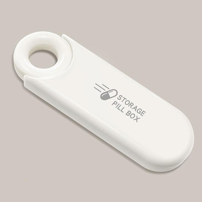 Pilulier portable à 3 compartiments