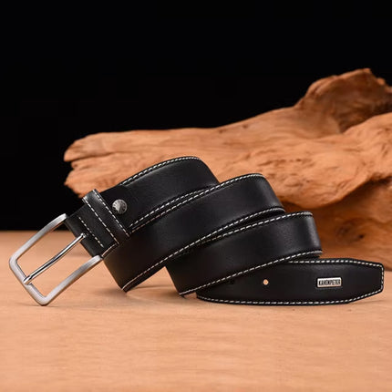 Ceinture vintage en cuir véritable