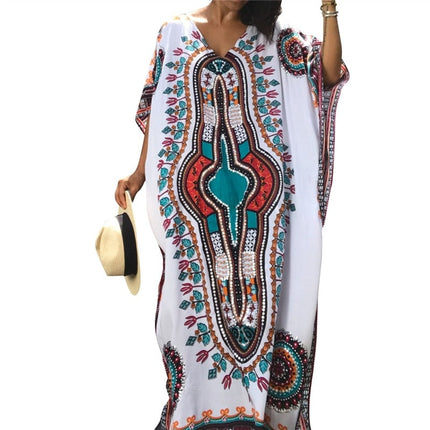 Women's Boho Style Printed Dress - Wnkrs