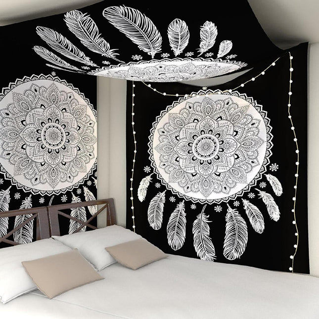 Lotus Mandala Catcher Tapestry - Wnkrs