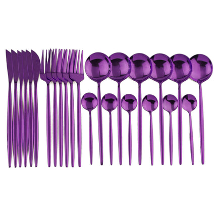 24pcs Luxury Cutlery Set - Wnkrs