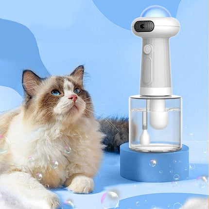 Distributeur automatique de bain moussant pour animaux de compagnie