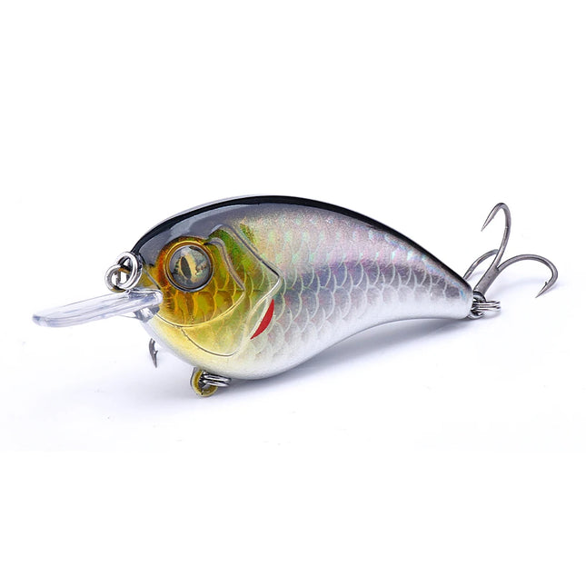 Señuelo de pesca con crankbait flotante de 70 mm y 9 g de lanzamiento largo