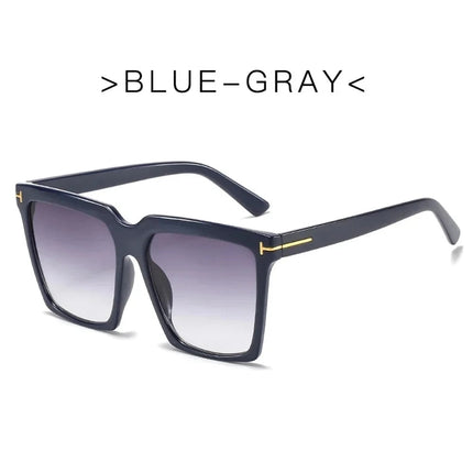 Chic Oversized Square Sunglasses for Women - UV400 Gradient Lenses