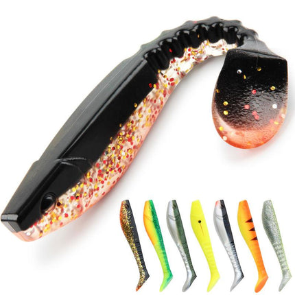 5" Paddle Tail Soft Swimbait for Freshwater and Saltwater Fishing