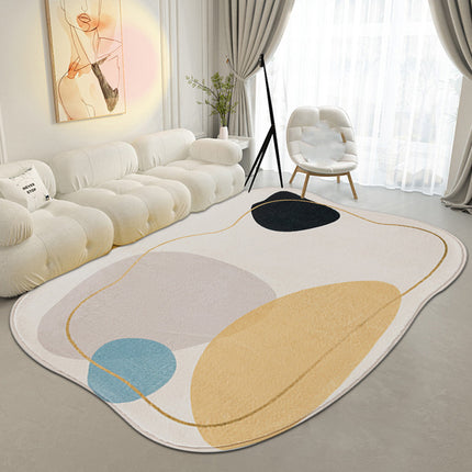 Cashmere Floor Mat Nordic Light Luxury Irregular - Wnkrs