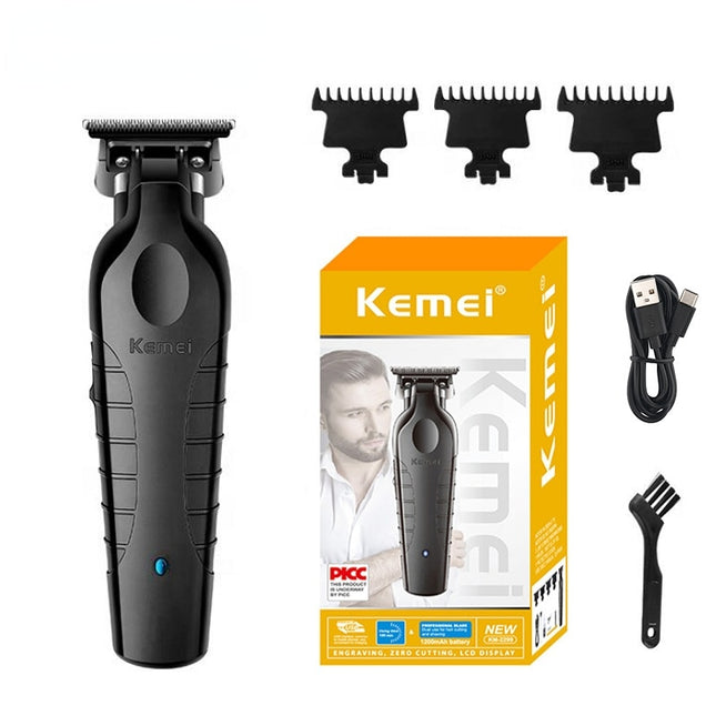 Tondeuse à cheveux professionnelle pour hommes - Rechargeable par USB, coupe ultra-courte de 0 mm