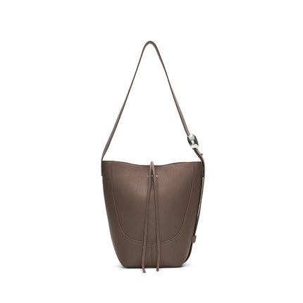 Bolso de hombro de cuero de lujo para mujer: bolso de mano de moda de gran capacidad