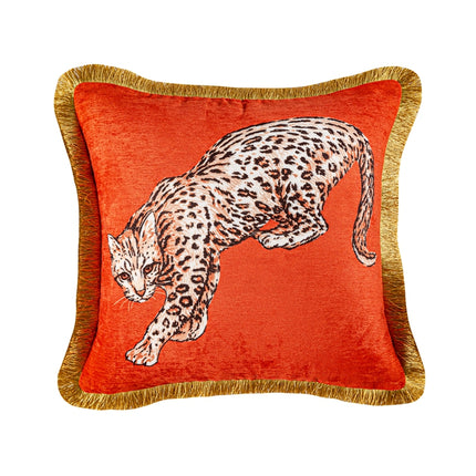 Fashion Leopard Sofa Waist Cushion Tide Brand Pillowcase - Wnkrs