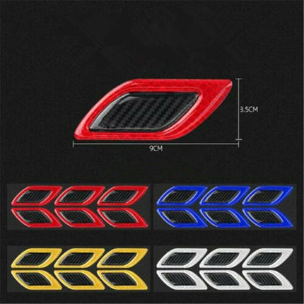 6-Piece High-Visibility Car Reflective Sticker Set - Wnkrs