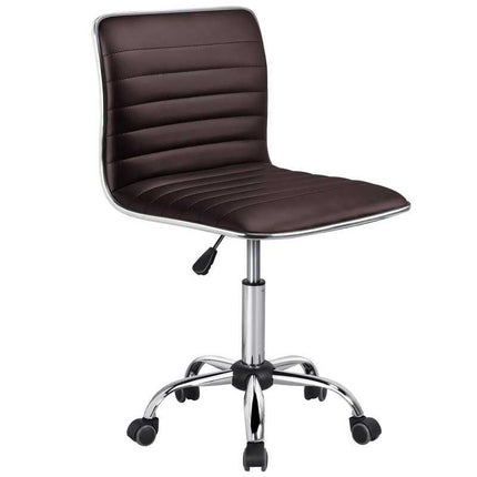 Adjustable Modern Faux Leather Swivel Office Chair - Wnkrs