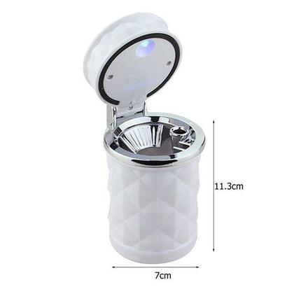 LED-Lit Portable Car Ashtray with Smoke Extractor - Wnkrs