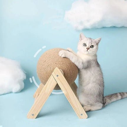 Griffoir à boule pour chat Broyeur de pattes écologique