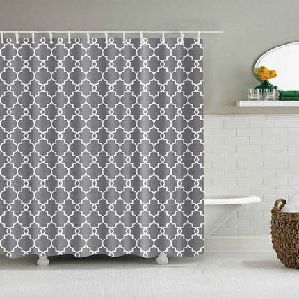 Waterproof Geometric Pattern Shower Curtains - Wnkrs