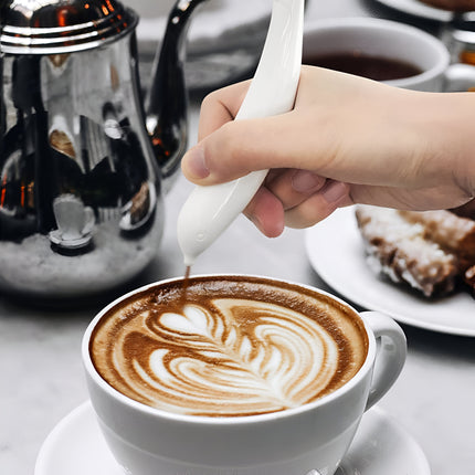 Stylo électrique Latte Art pour la décoration de café, de gâteaux et d'épices