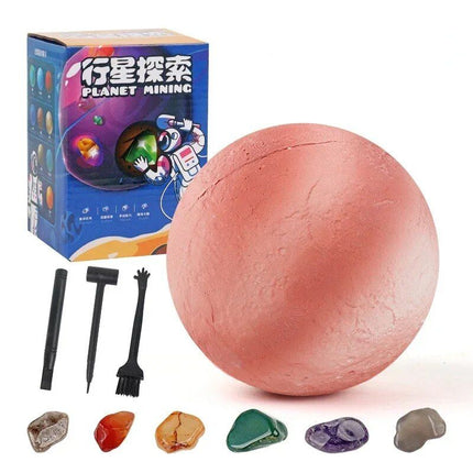 Solar System Gem Mining Kit: Children's Educational Archaeology Toy - Wnkrs