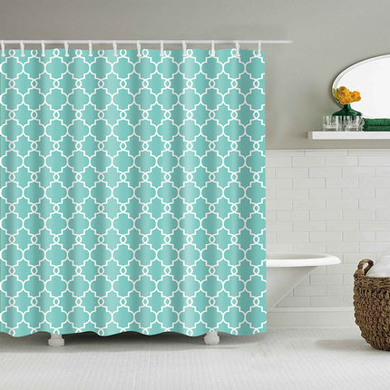 Waterproof Geometric Pattern Shower Curtains - Wnkrs