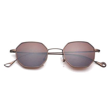 Vintage Tinted Polygon Frame Women's Sunglasses - Wnkrs