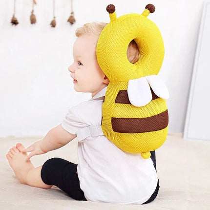 Cartoon Bee Baby Head Back Protector - Wnkrs