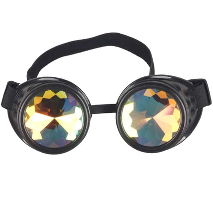 Colorful Kaleidoscope Design Steampunk Sunglasses - Wnkrs