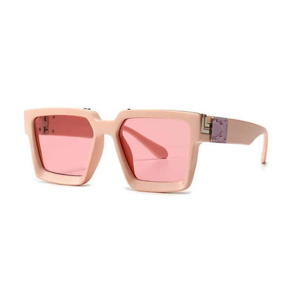 Geometric Design Sunglasses - Wnkrs