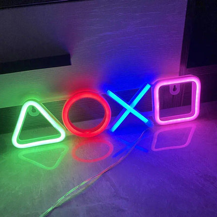 USB-Powered Neon Gaming Icon Light - Wnkrs