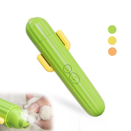 LED Light Rechargeable Dog & Cat Nail Grinder - Wnkrs