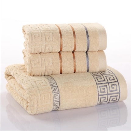 Three-piece cotton towel set - Wnkrs