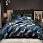 Moco Garden Blue / 220x240cm Four piece Set