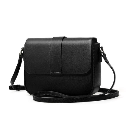 Elegante bolso bandolera de piel suave: bolso de hombro cuadrado 100 % piel de vaca