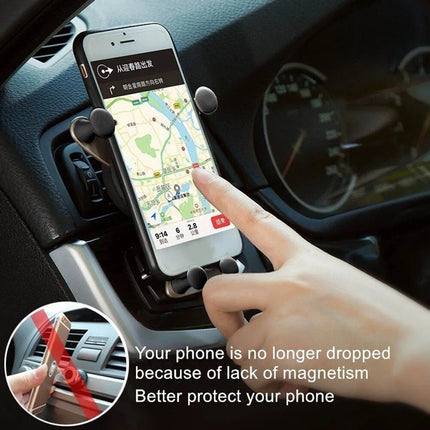 Universal Gravity Air Vent Car Phone Holder for Cellphones and GPS - Wnkrs